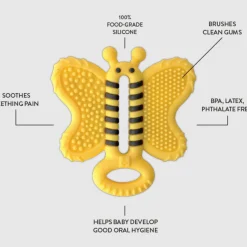 Munch Mitt Toothbrush Teether - Bee