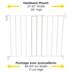Safety 1st Gates & Safety>Top of Stairs Expanding Metal Gate - White