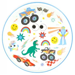 Meri Meri Party Supplies>Toybox Icon Large Plate (8)