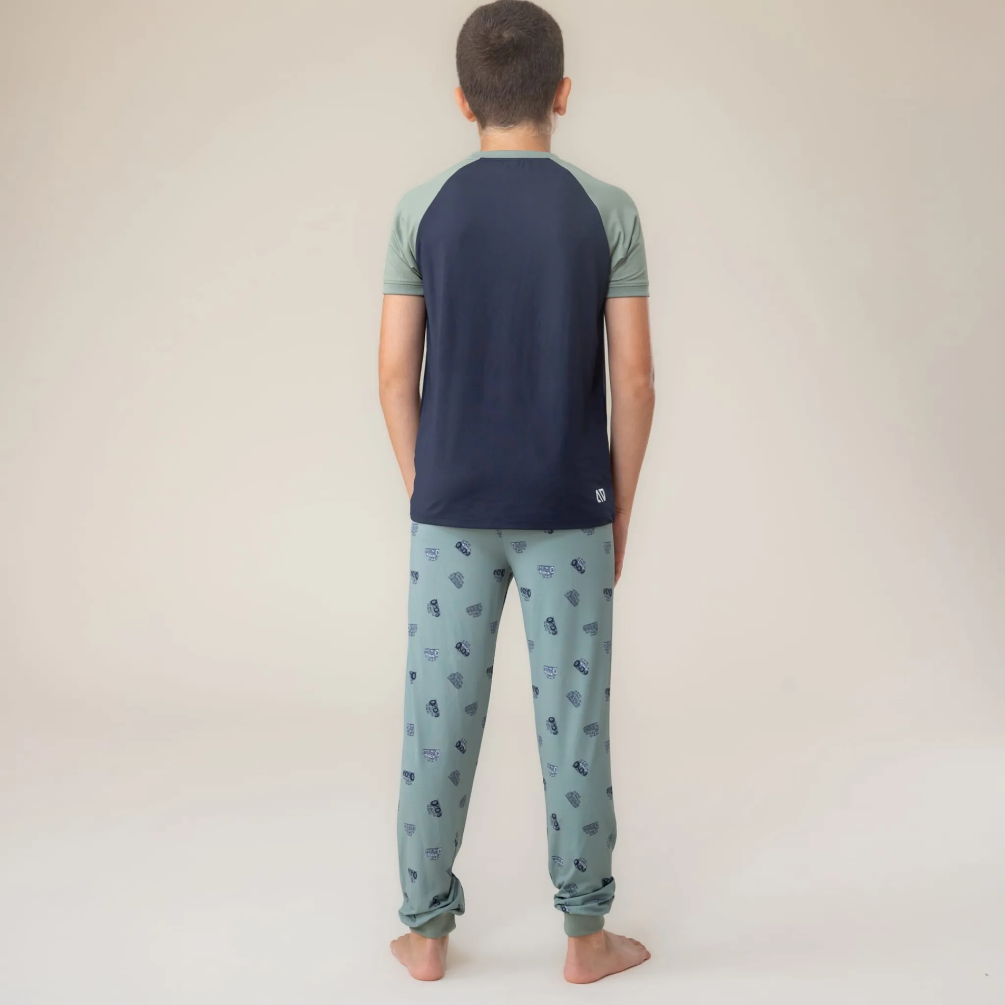 Kids/BOY Nano Pajamas & Bathrobes>Tractors 3pc Pajamas 2-12