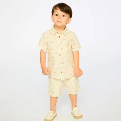 Kids/BOY Deux par Deux Trail Safari Shirt 3-6