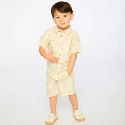 Kids/BOY Deux par Deux Trail Safari Shirt 3-6