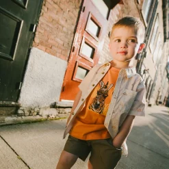 Kids/BOY Deux par Deux Trail Safari Shirt 3-6