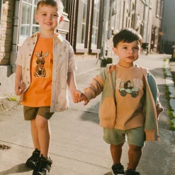 Kids/BOY Deux par Deux Trails Buddies Short 3-6