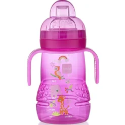 Kids Mam Baby Trainer+ Baby 9oz Bottle and Cup - Pink
