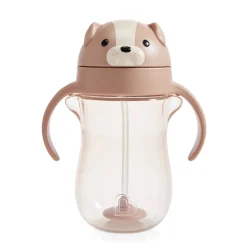 Kids Munchkin Breastfeeding|Tableware>Trainer Cup Straw 10oz -Bear