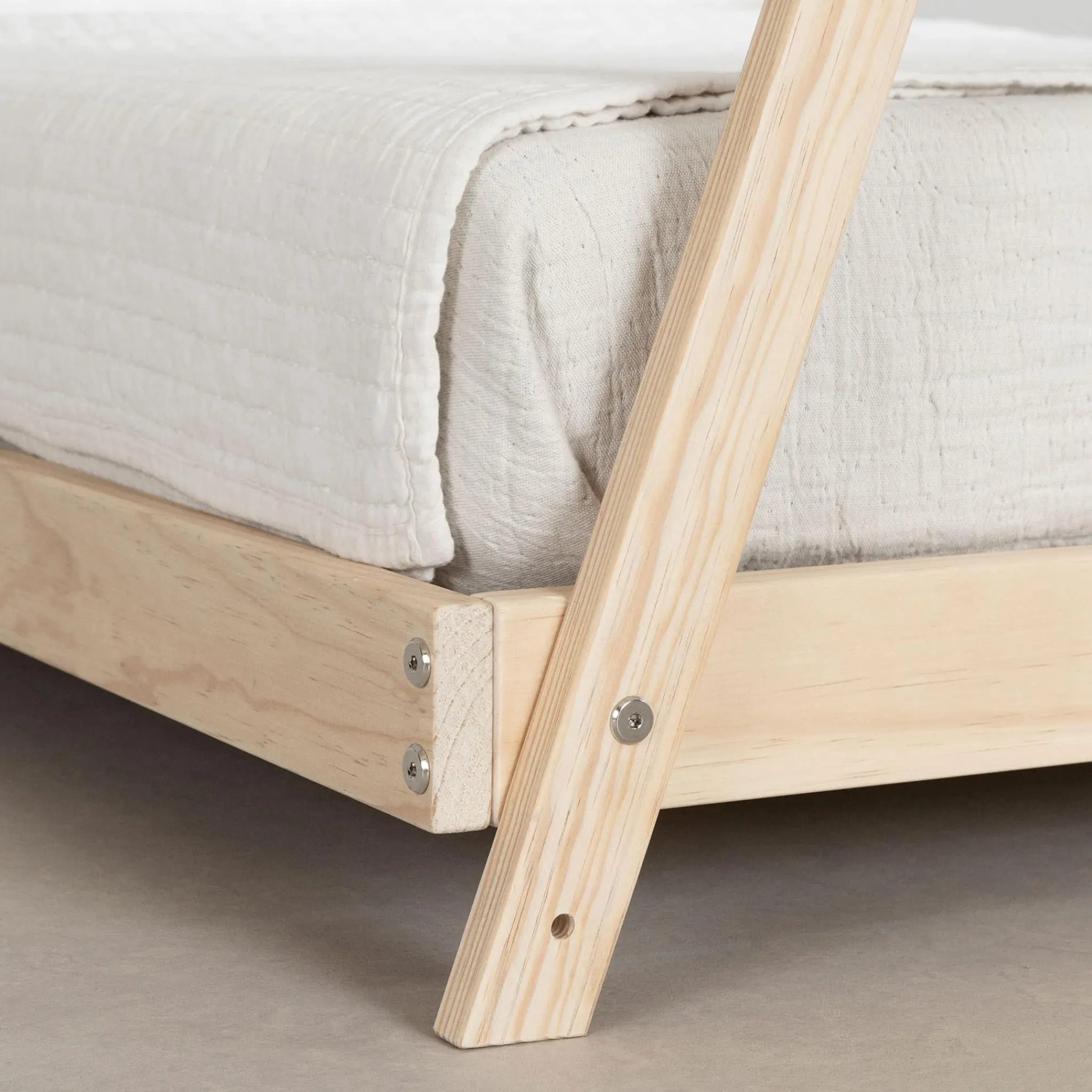 South Shore Transition Bed - Sweedi Natural Wood