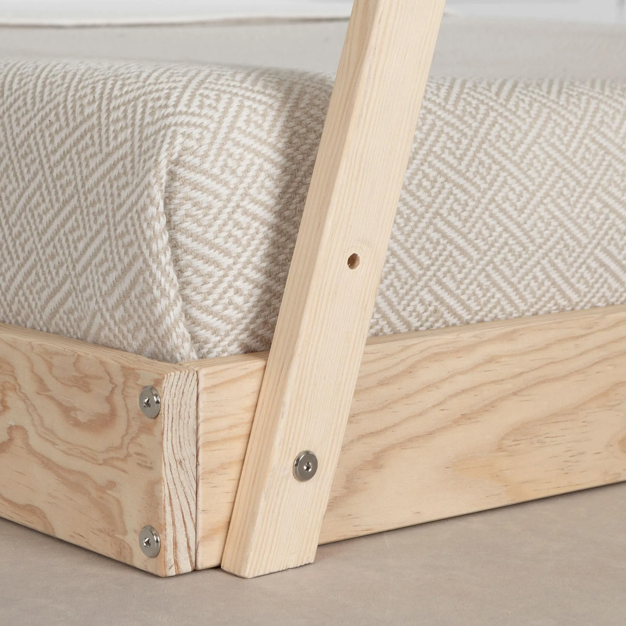 South Shore Transition Bed - Sweedi Natural Wood
