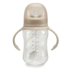 Kids Nouka Transitional Sippy/Weighted Straw Cup - Soft Sand