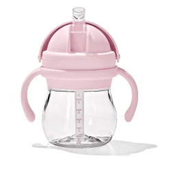 Kids Oxo Tot Transitions Straw Cup With Removable Handles 6oz - Blossom