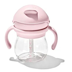 Kids Oxo Tot Transitions Straw Cup With Removable Handles 6oz - Blossom