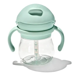 Kids Oxo Tot Tableware|Plates & Placemats>Transitions Straw Cup With Removable Handles 6oz - Opal