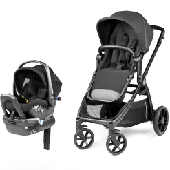 Kids Peg Perego Strollers|Strollers & Trailers>Travel System Ypsi True Black