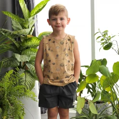 Kids/BOY Camp by Birdz Treasure Hunt Tank Top 2-8y