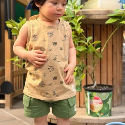 Kids/BOY Camp by Birdz Treasure Hunt Tank Top 2-8y