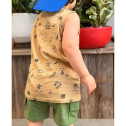 Kids/BOY Camp by Birdz Treasure Hunt Tank Top 2-8y