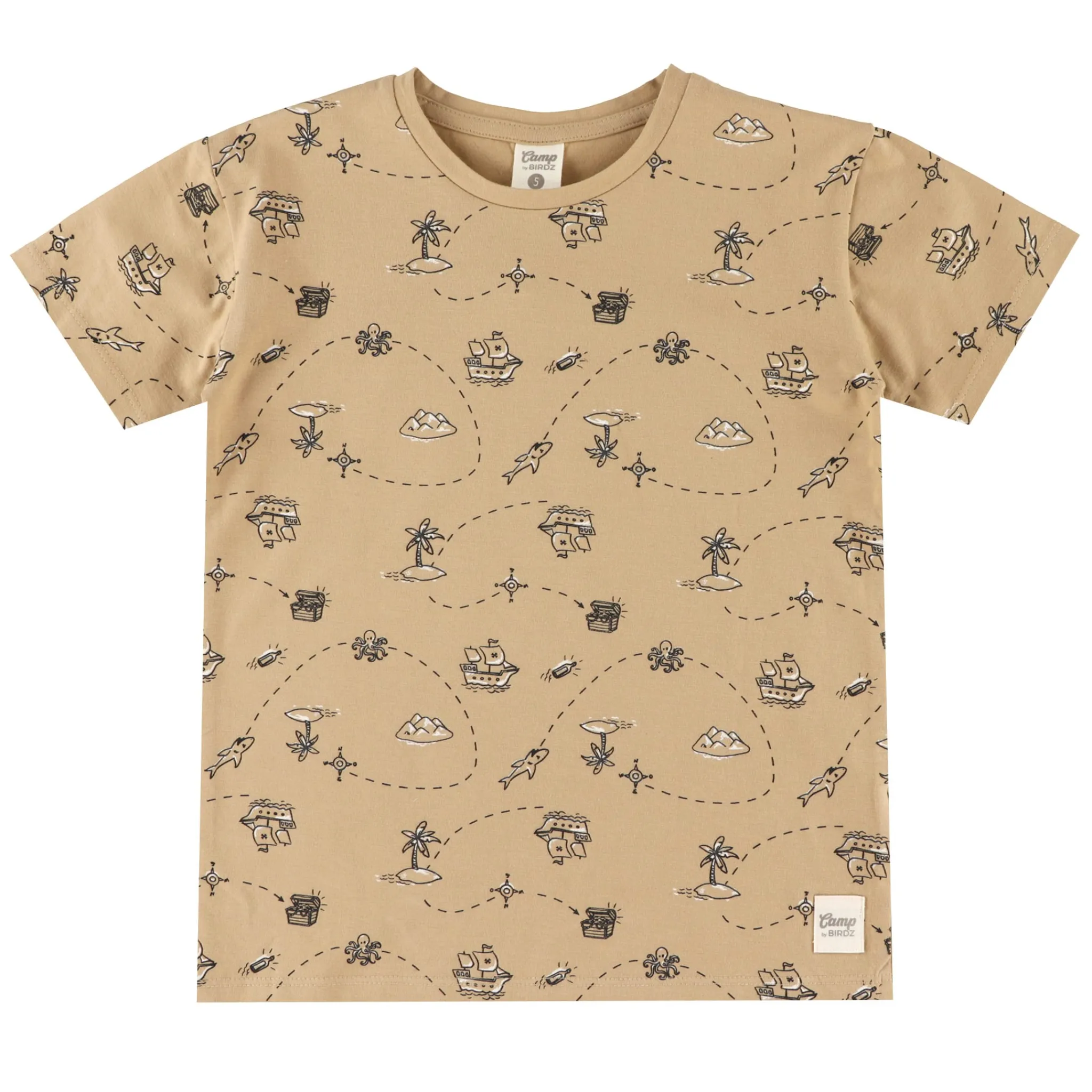 Kids/BOY Camp by Birdz Treasure Hunt T-shirt 2-8y