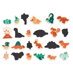 Kids Janod Tropical Dino Magnets Set 24 Pieces