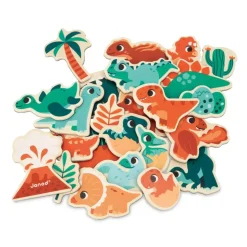 Kids Janod Tropical Dino Magnets Set 24 Pieces