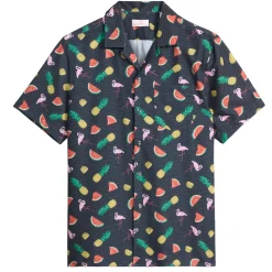 Kids/BOY Public Beach Tops>Tropical Printed Shirt 8-16y