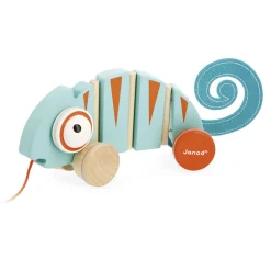 Kids Janod Tropik - Pull-Along Chameleon