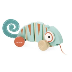 Kids Janod Tropik - Pull-Along Chameleon