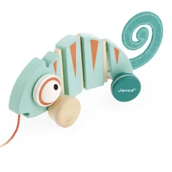 Kids Janod Tropik - Pull-Along Chameleon
