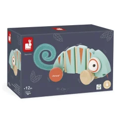 Kids Janod Tropik - Pull-Along Chameleon