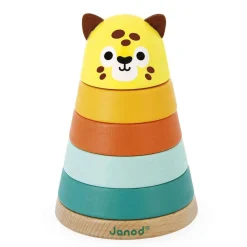 Janod Developmental Toys|Balls & Stacking Toys>Tropik - Stack-Your-Own Jaguar