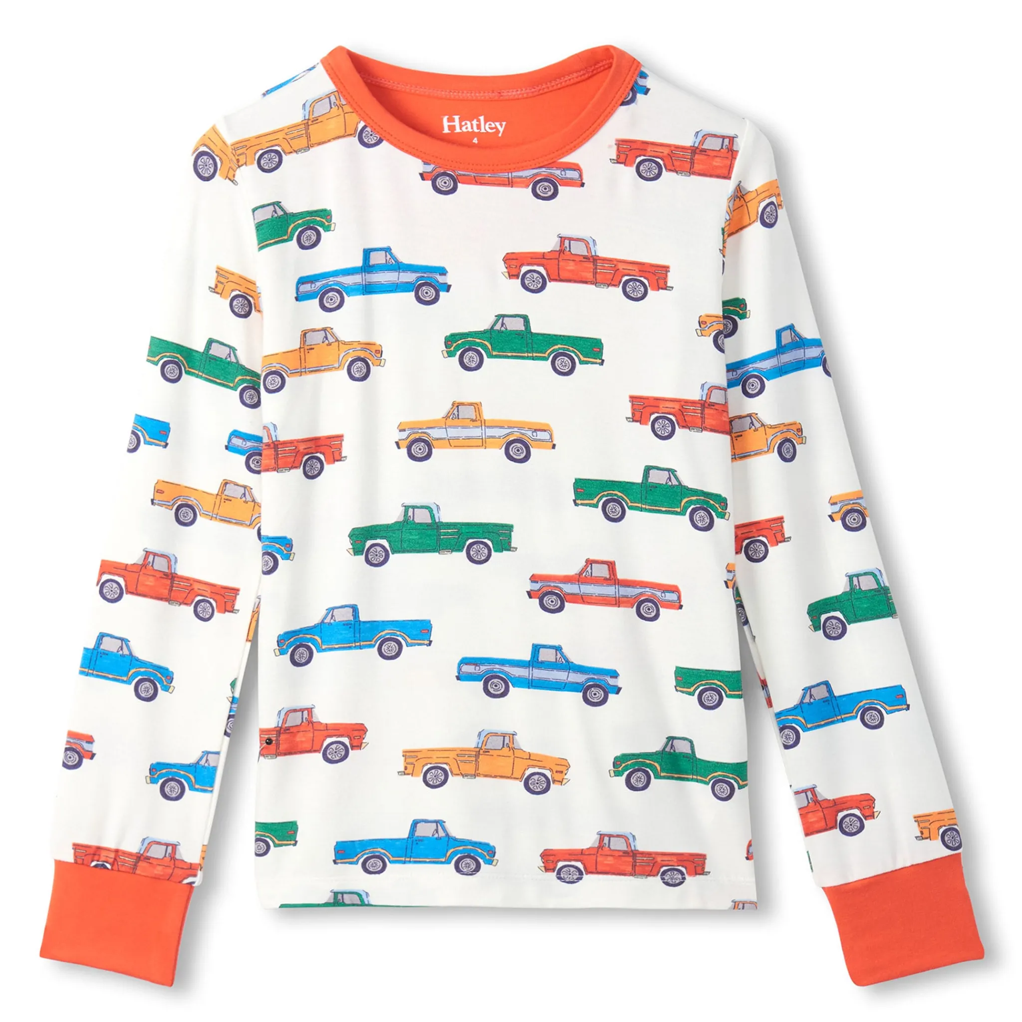 Kids/BOY Hatley Trucks Bamboo Pajama Set 3-10
