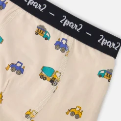 Kids/BOY Deux par Deux Trucks Boxers (3) 2-12