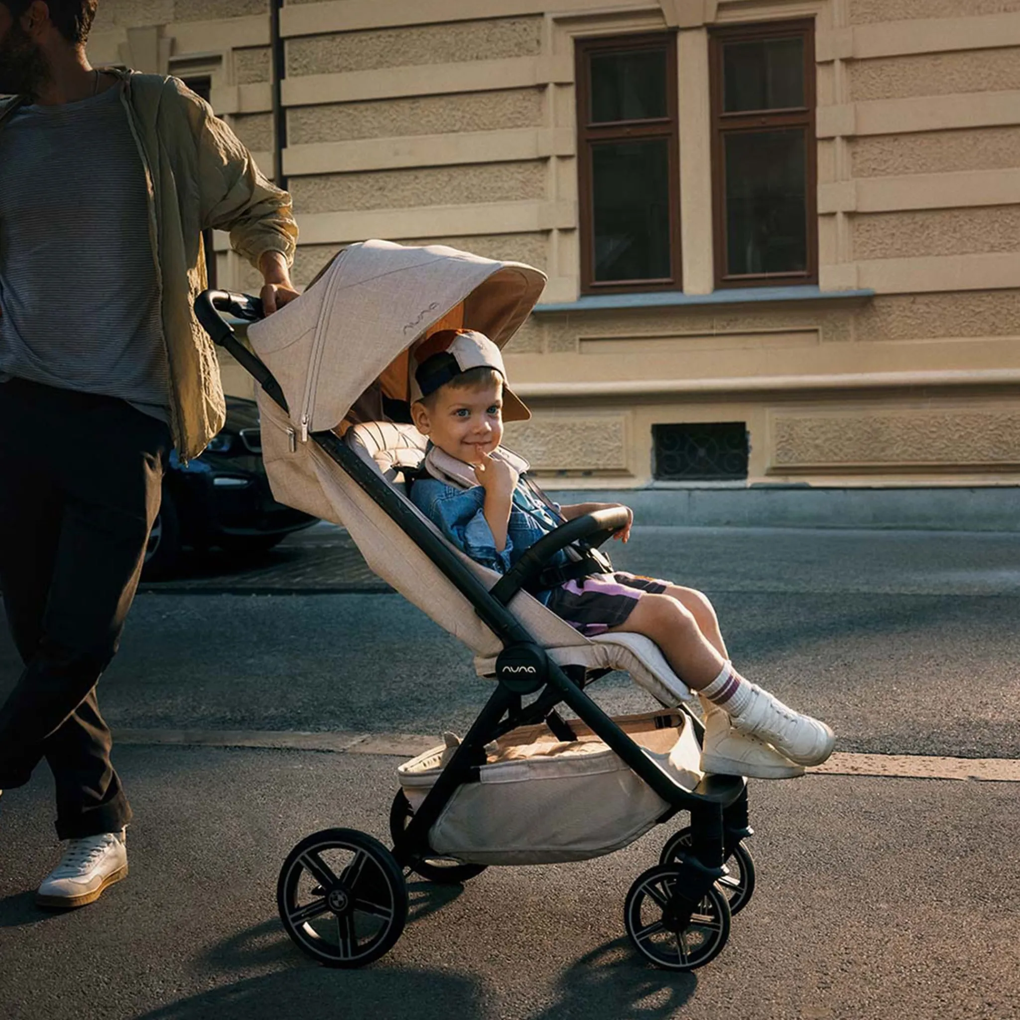 Kids Nuna Strollers|Strollers & Trailers>Trvl LX Bmw Stroller - Mica