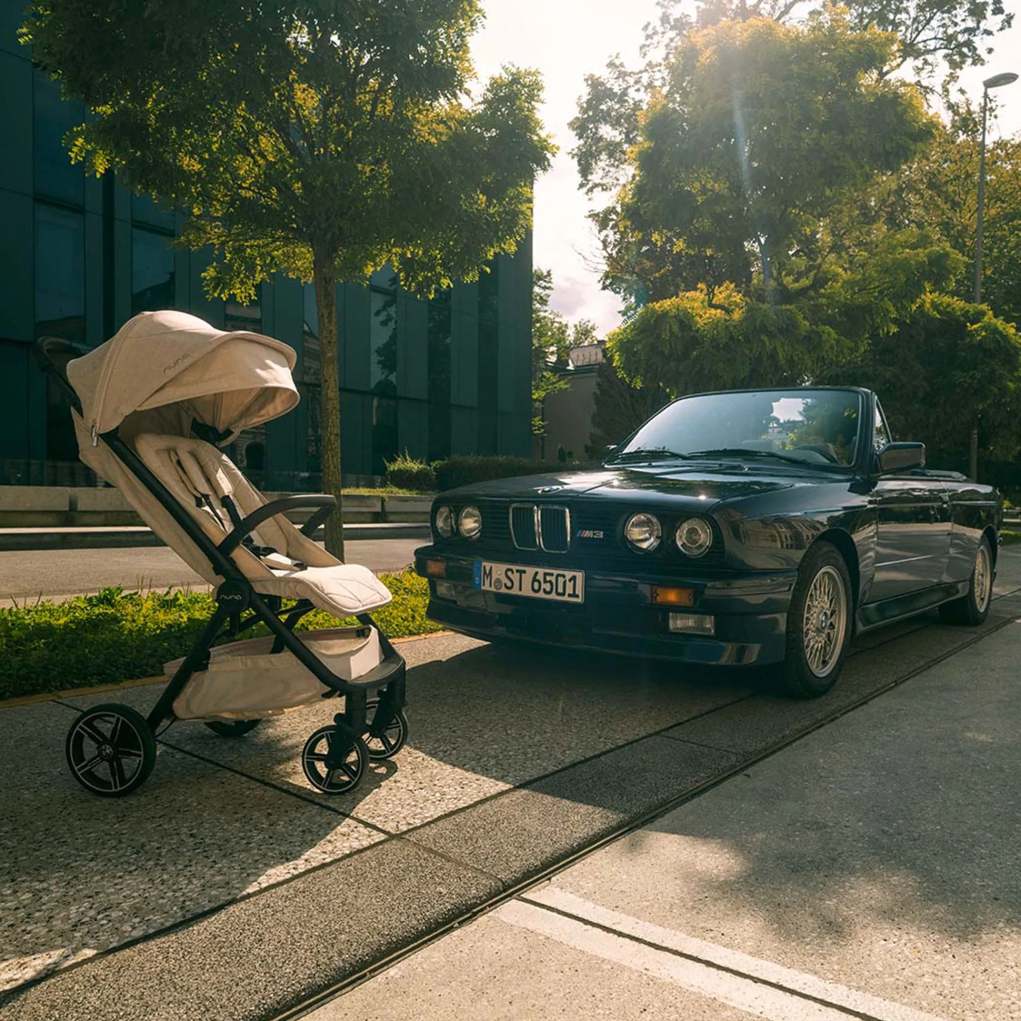 Kids Nuna Strollers|Strollers & Trailers>Trvl LX Bmw Stroller - Mica