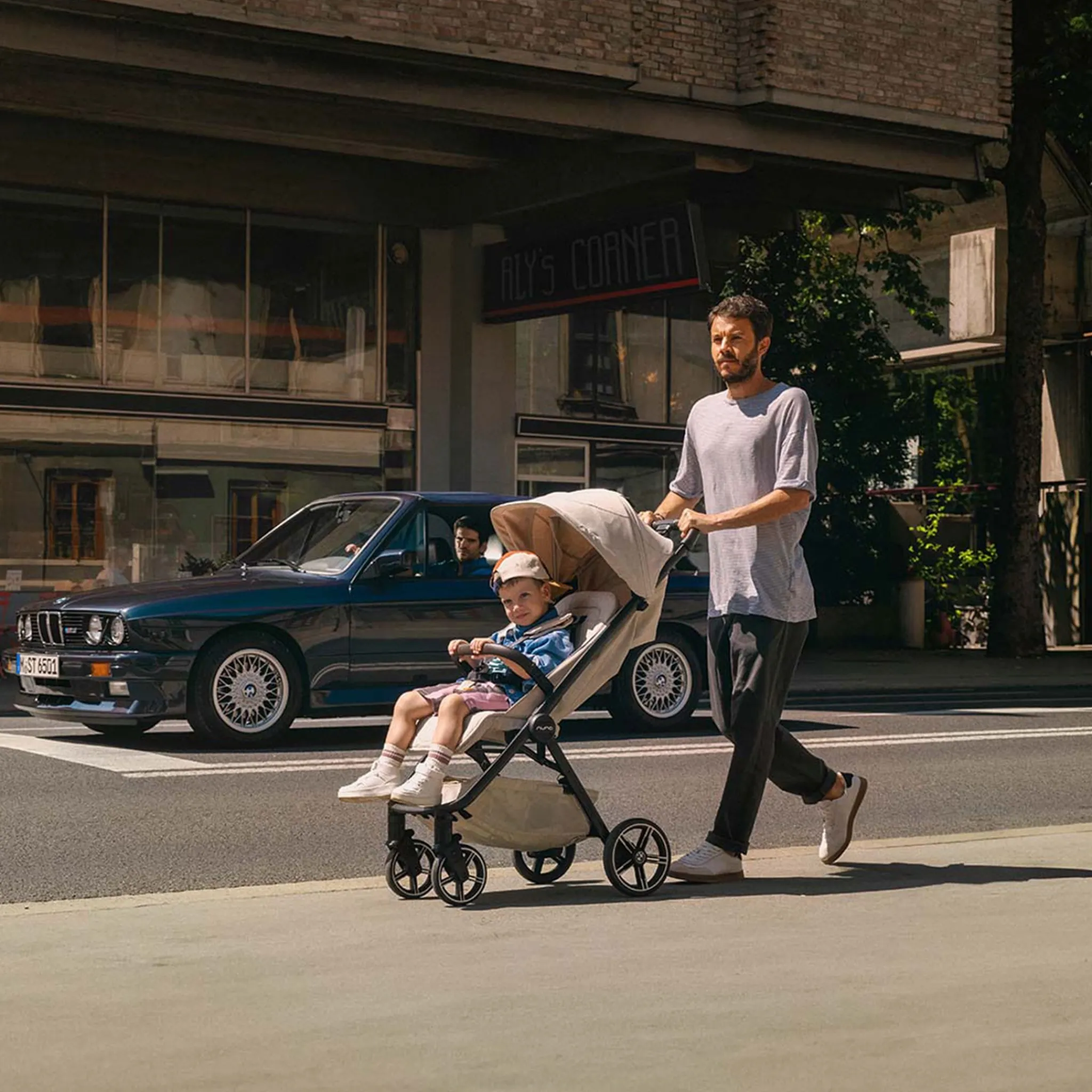 Kids Nuna Strollers|Strollers & Trailers>Trvl LX Bmw Stroller - Mica