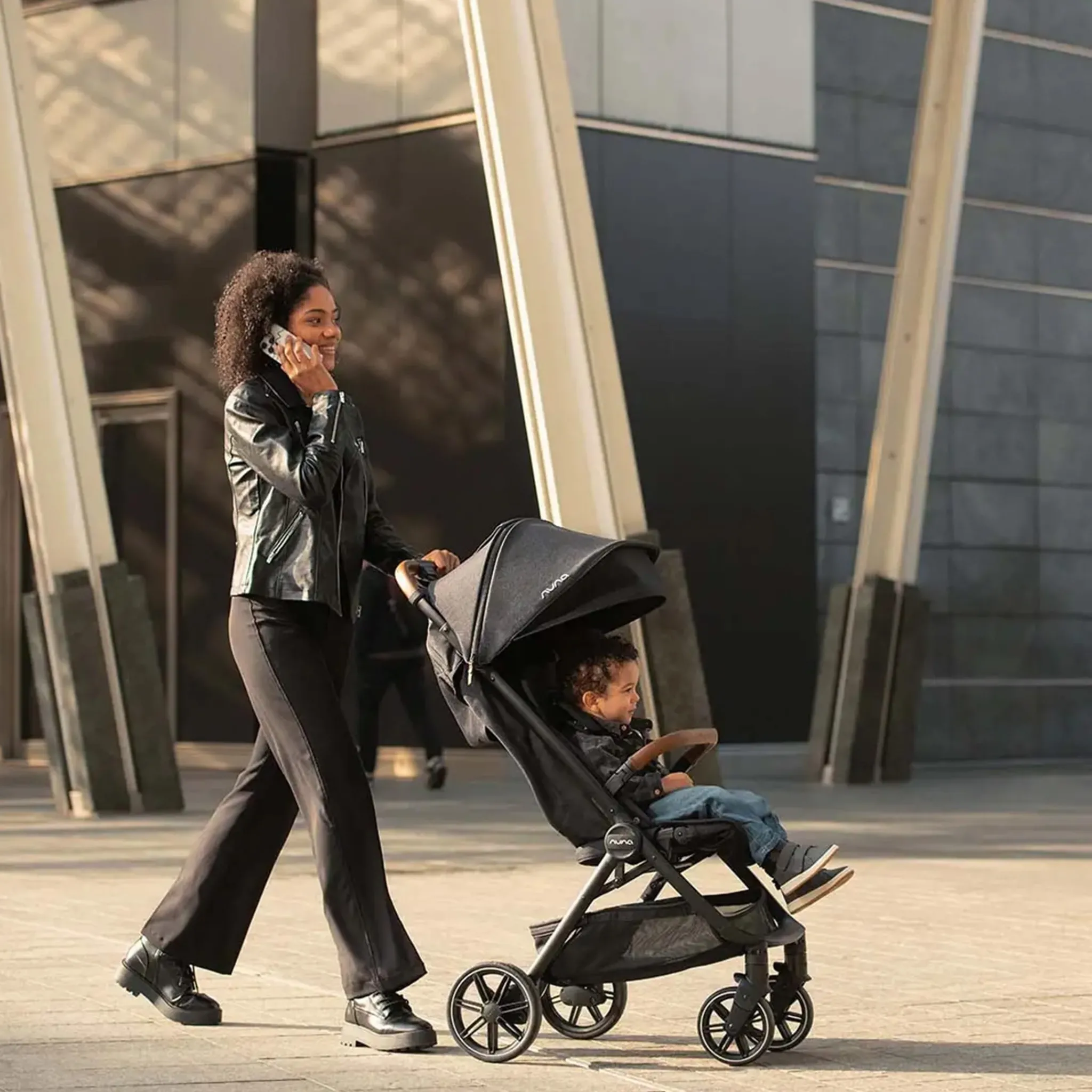 Kids Nuna TRVL LX Stroller - Caviar
