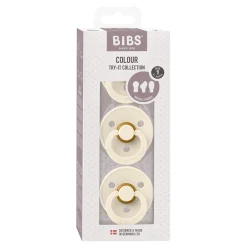 Bibs Try-It Collection (3) 0-6m - Ivory (Size 1)