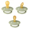 Bibs Pacifiers & Clips|Pacifiers & Clips>Try-It Collection (3) 0-6m - Sage (Size 1)