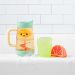 Skip Hop Bath Toys|Bath Accessories>Tub-to-Table cafe Swirl And Splash Lemonade Bath toy Set