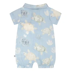 BOY Deux par Deux Turtle Romper 3-24m