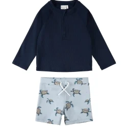 BOY Petit Lem Turtles 2 Piece Long Sleeve Swimsuit 6-24m