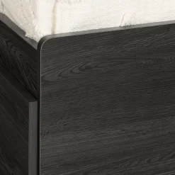 South Shore Twin Bed and Headboard Set - Fynn Gray Oak