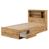 South Shore Twin, Full & Queen Beds>Twin Bed and Headboard Set - Tassio Nordik Oak