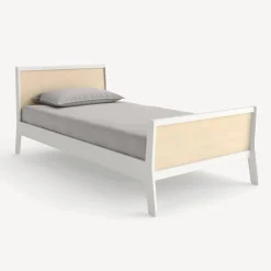 Oeuf Twin Bed Sparrow Wht Nat