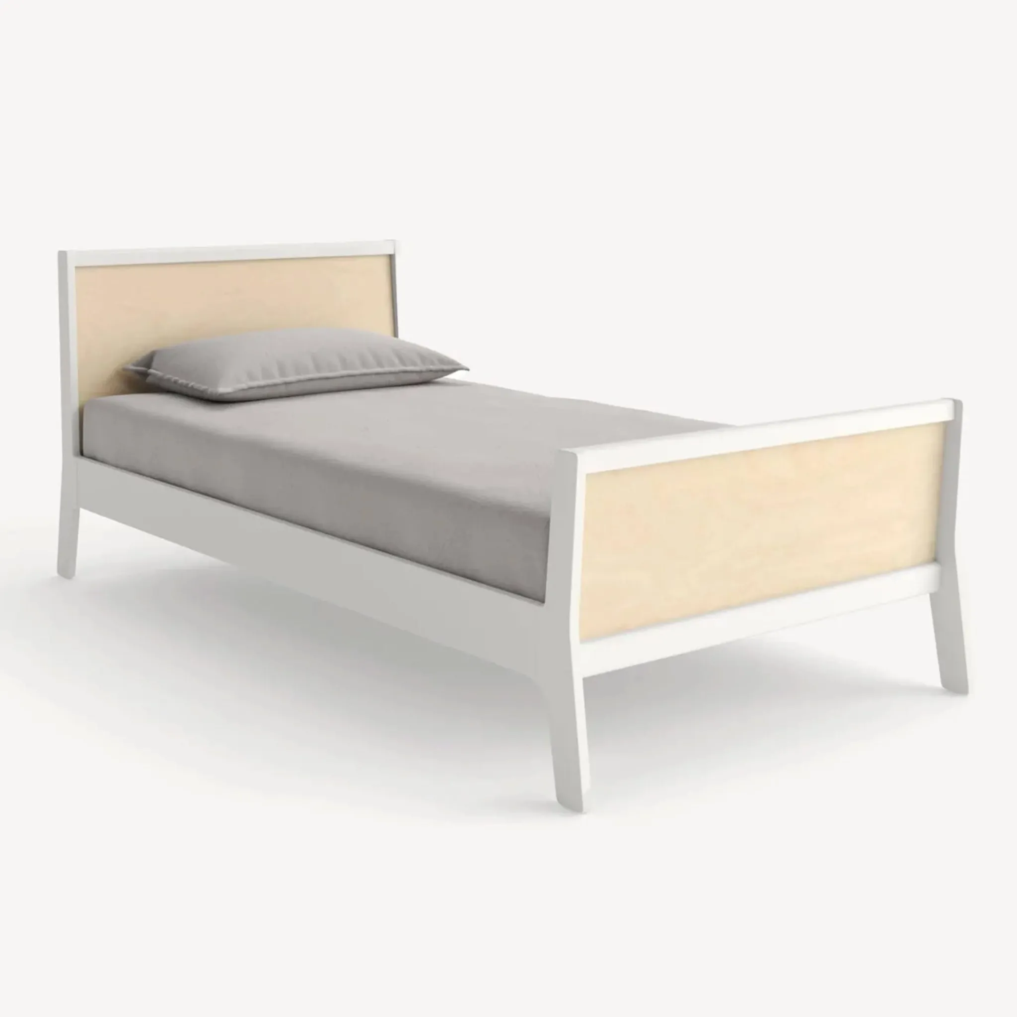 Oeuf Twin Bed Sparrow Wht Nat