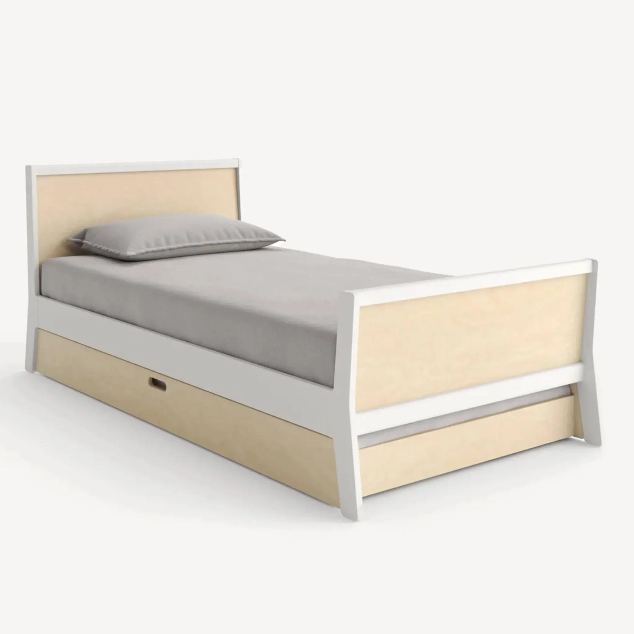Oeuf Twin Bed Sparrow Wht Nat