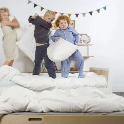 Oeuf Twin Bed Sparrow Wht Nat