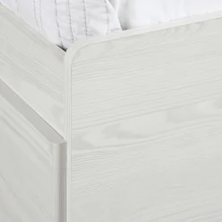 South Shore Twin Mates Bed - Hazen White Pine