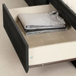 South Shore Twin, Full & Queen Beds>Twin Mates Bed with 3 Drawers - Hourra Gray Oak