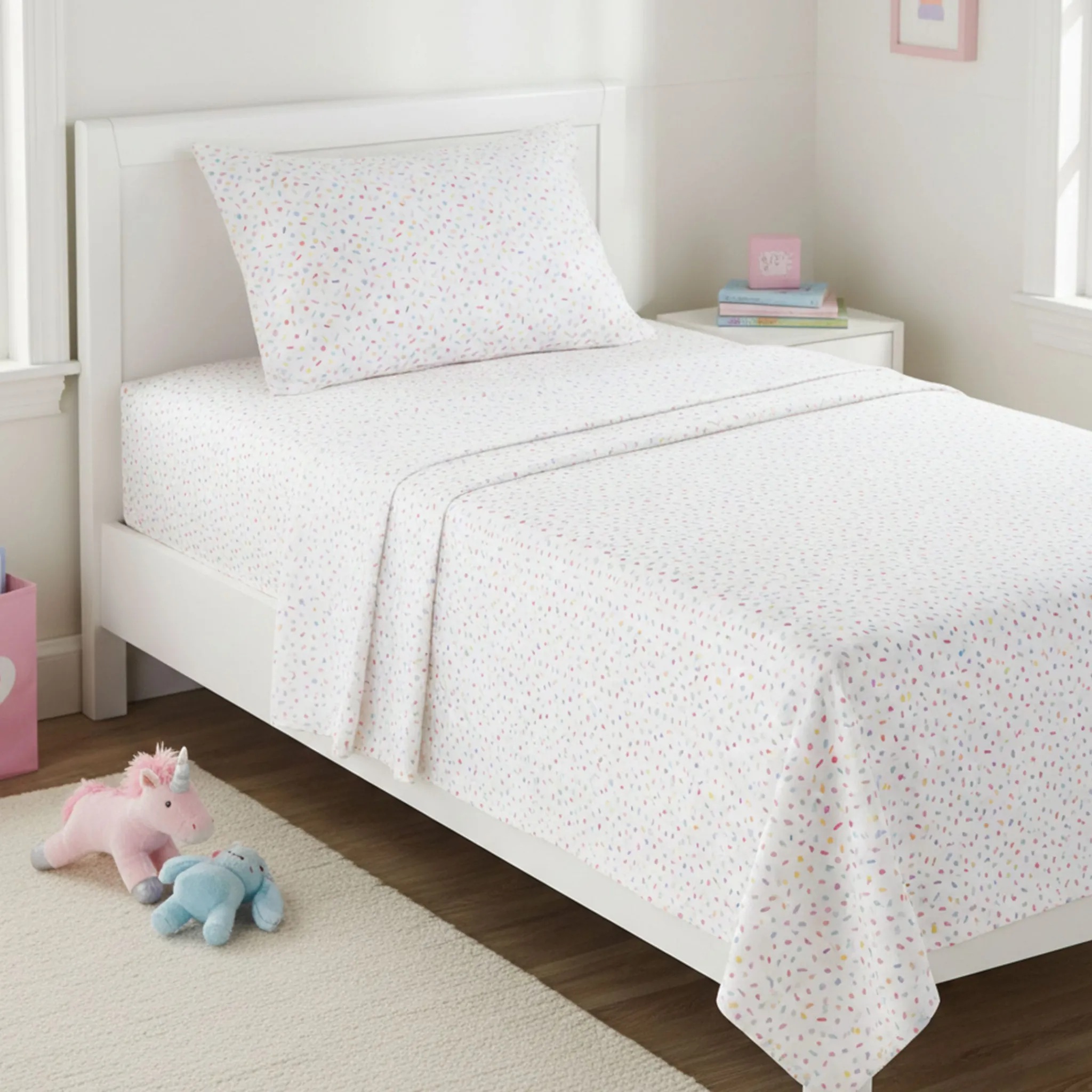 Kids Textile City inc Sheets|Twin Bedding>Twin Sheet Set - Hearts