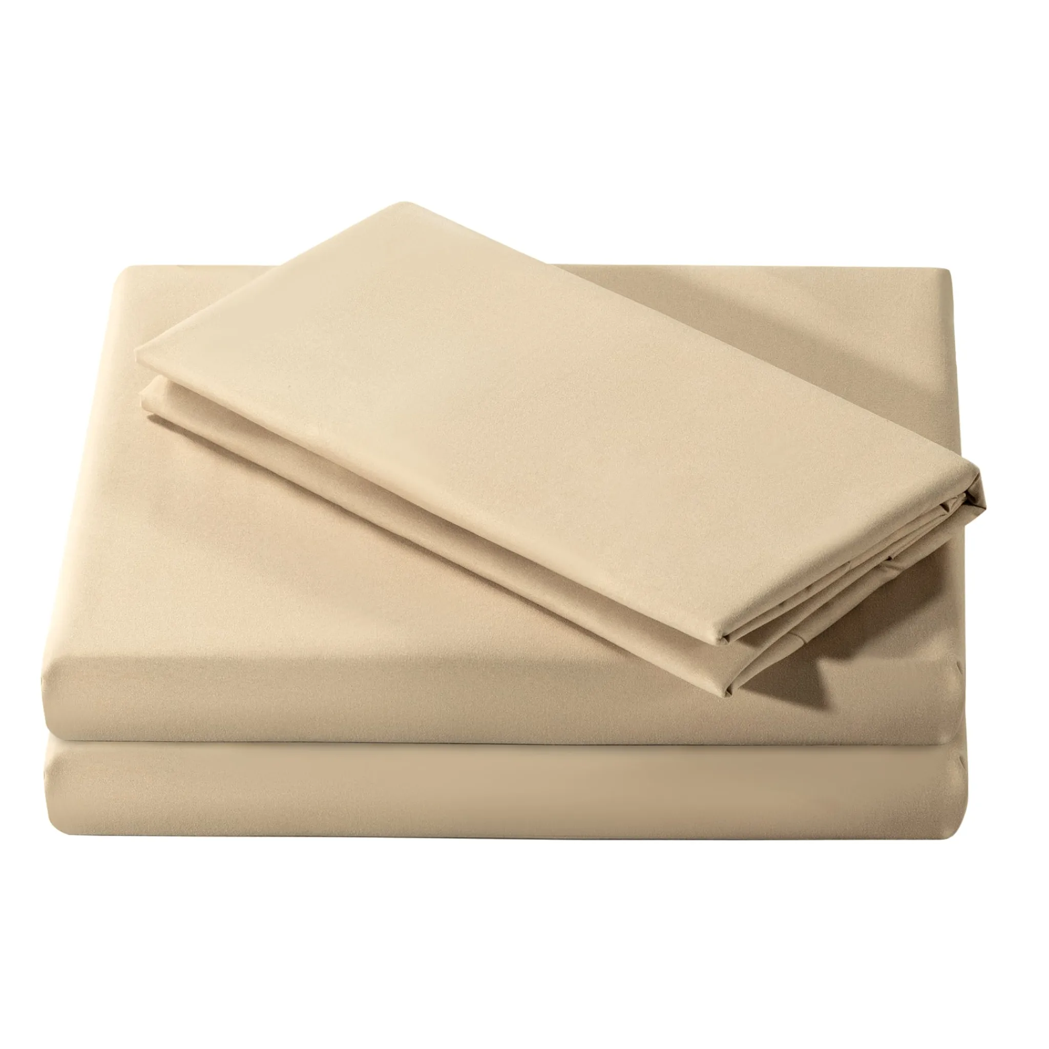 Kids Cathay Home Sheets|Twin Bedding>Twin Sheet Set - Sand
